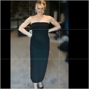 Jean Paul Gautier strapless 3/4 length dress